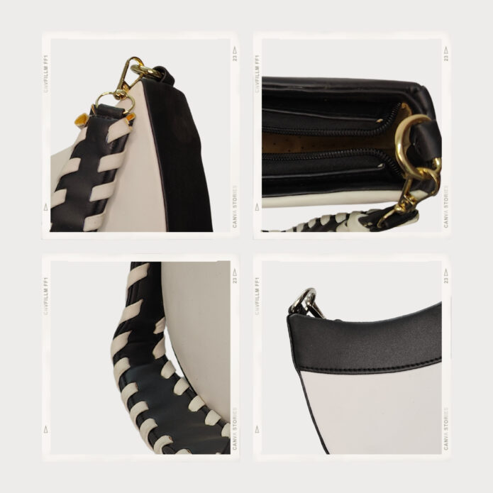 Premium Design Stylish Shoulder Bag For Women With Zip Closure - Image 6