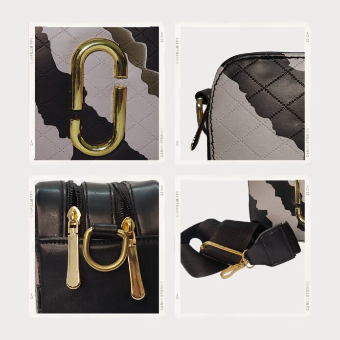 Designer Sling Bag For Women and Girls With Zipper Closures - Image 5