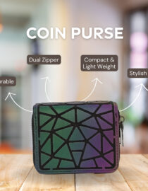 High-End Quality Coin Purse for Women and Girls With Two Zipper Closure Compartments - Image 4