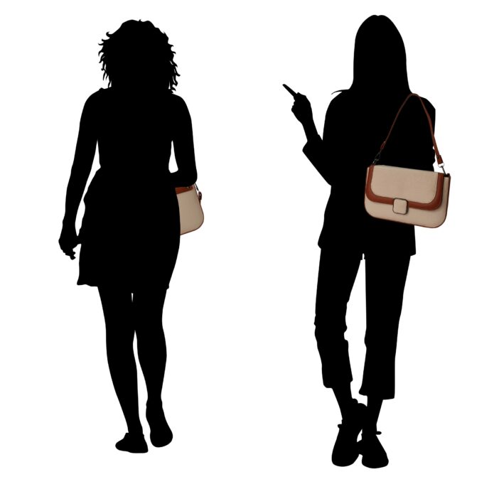 Classic Cream Color Textured Sling Bag For Women & Girls - Image 9