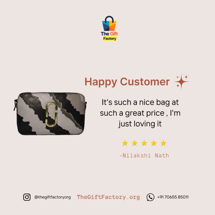 Designer Sling Bag For Women and Girls With Zipper Closures - Image 2