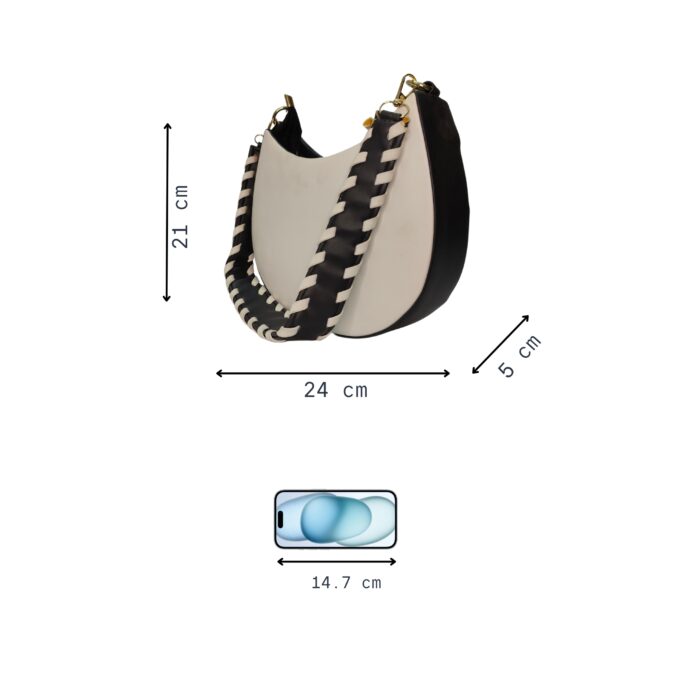 Premium Design Stylish Shoulder Bag For Women With Zip Closure - Image 2